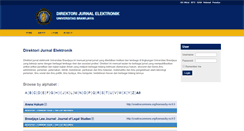 Desktop Screenshot of jurnal.ub.ac.id