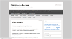 Desktop Screenshot of ecomm.lecture.ub.ac.id