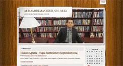 Desktop Screenshot of hamidi.lecture.ub.ac.id