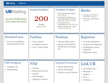 Tablet Screenshot of hosting.ub.ac.id