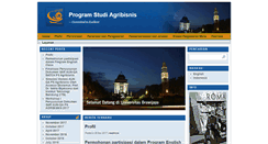 Desktop Screenshot of agribisnis.ub.ac.id