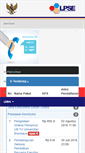 Mobile Screenshot of lpse.ub.ac.id
