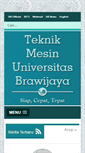Mobile Screenshot of mesin.ub.ac.id