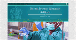Desktop Screenshot of lsih.ub.ac.id