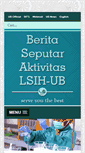 Mobile Screenshot of lsih.ub.ac.id