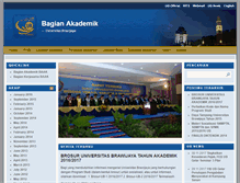 Tablet Screenshot of akademik.ub.ac.id