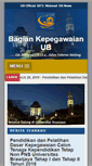 Mobile Screenshot of kepegawaian.ub.ac.id